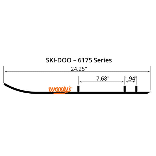 WOODY'S FLATTOP-TRAIL-BLAZER-6-CARBIDE-TRAIL-RUNNER-TSD46175