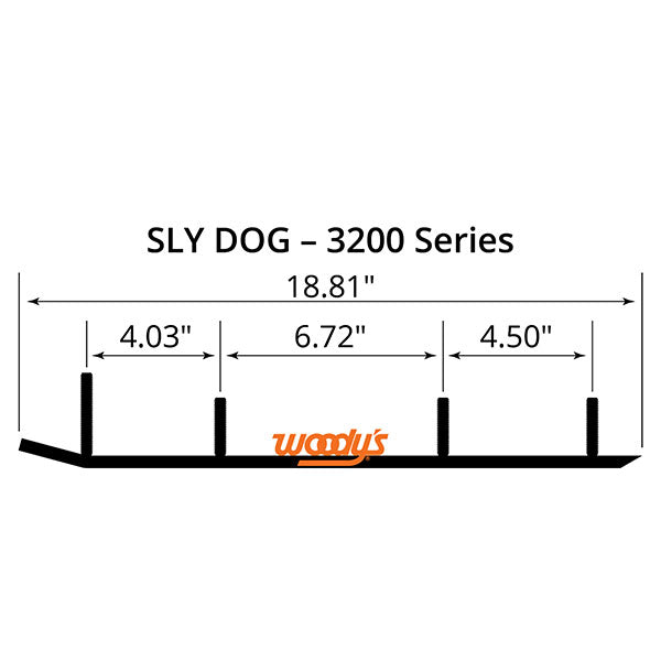 WOODY'S FLATTOP-TRAIL-BLAZER-6-CARBIDE-TRAIL-RUNNER-TSL43200